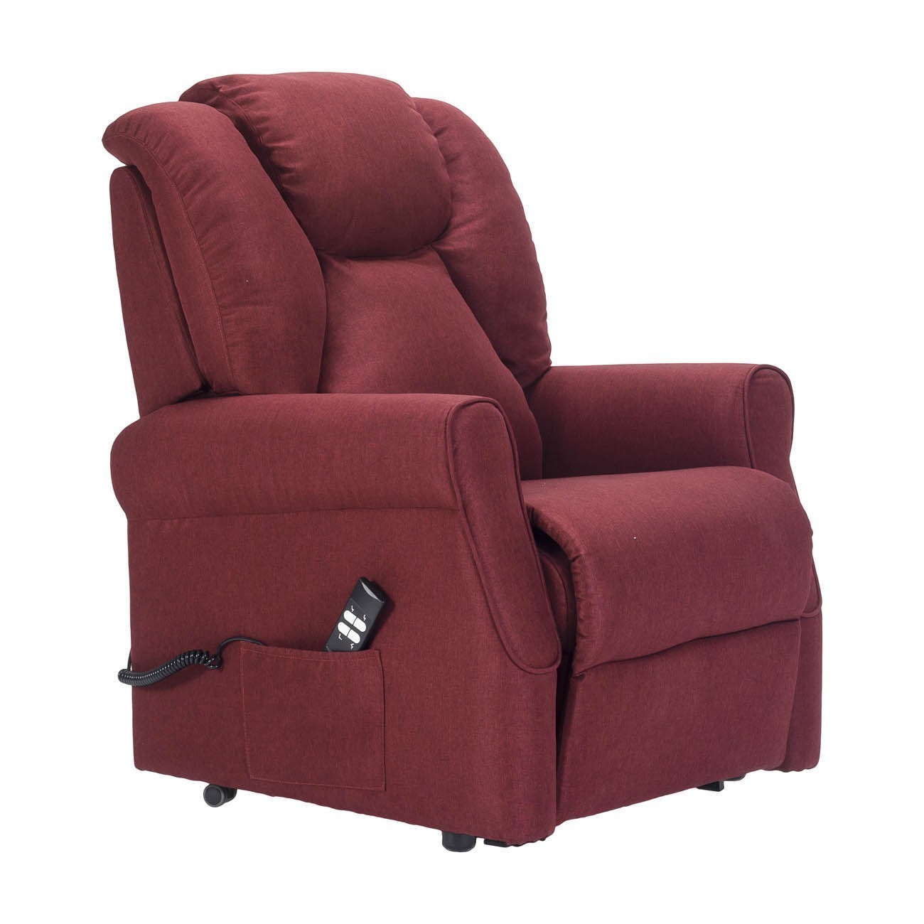 Sime1 1M Vibro: Lifter mit Relax 1-Motor und Vibromassage. Frühe Trittbretterhöhung. 4-Rad-Set mit Bremse