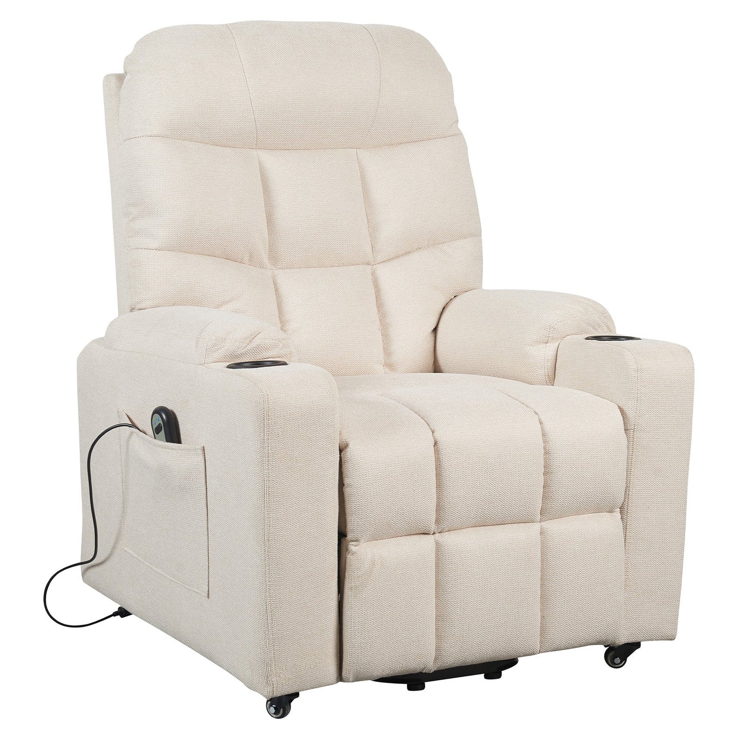 Sissi 1M : Lifter avec moteur Relax 1 et Vibromassage. Élévation précoce du marchepied. 2 roues