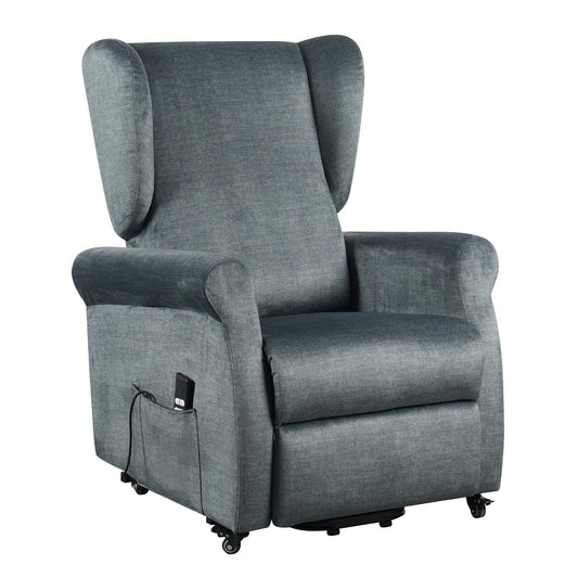 Alba : Alza persona  con meccanica relax 2 motori. Kit 4 ruote con freno