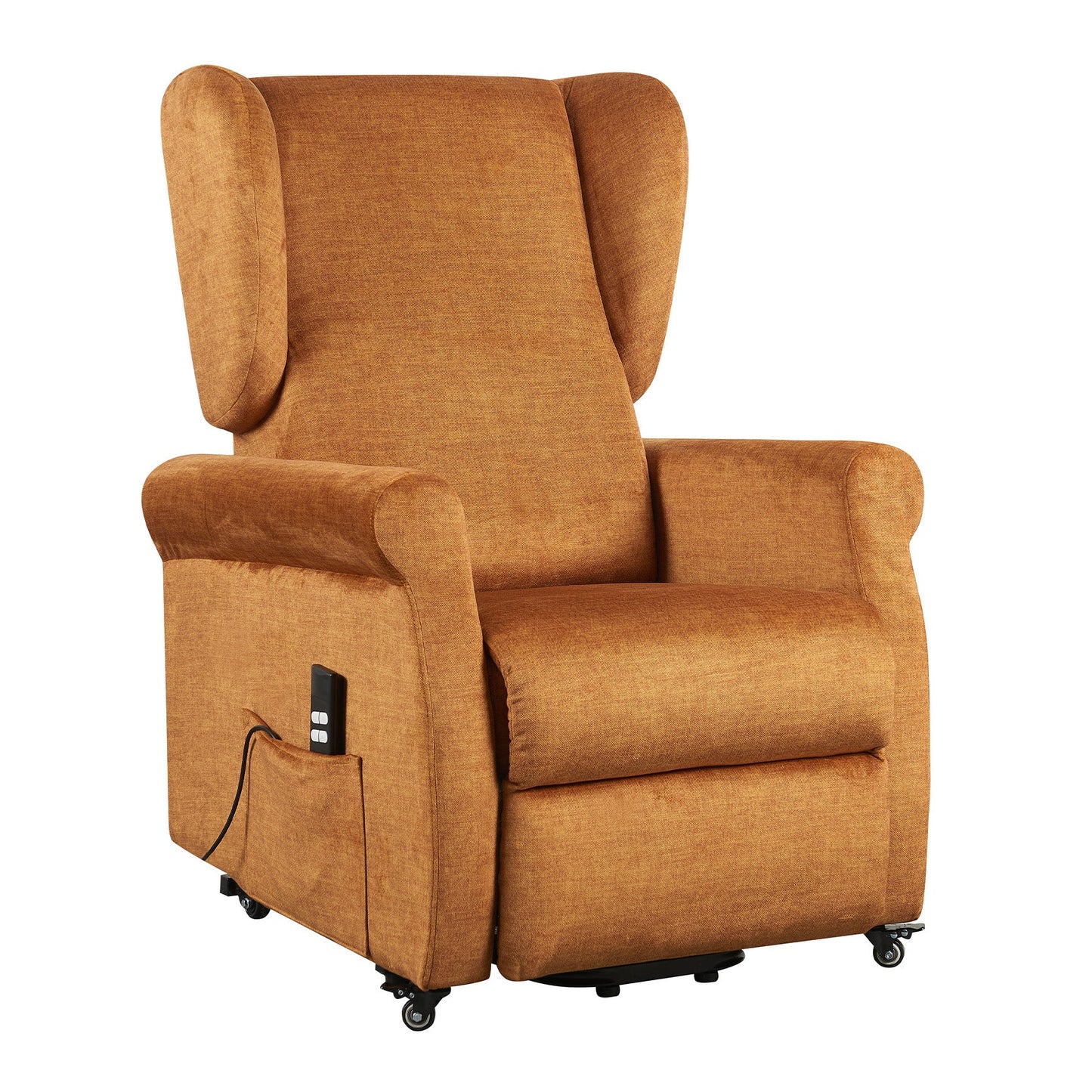 Alba : Alza persona  con meccanica relax 2 motori. Kit 4 ruote con freno