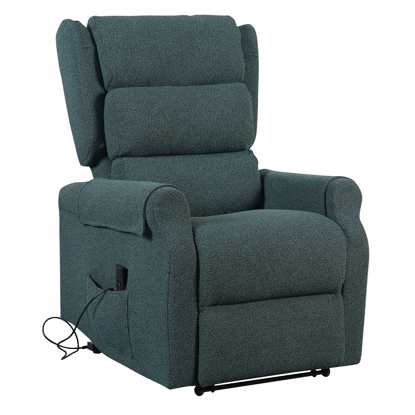 Matilda: Alza persona  con meccanica relax 2 motori.  Zero Gravity Roller System. Estensione pediera. Copribracciolo