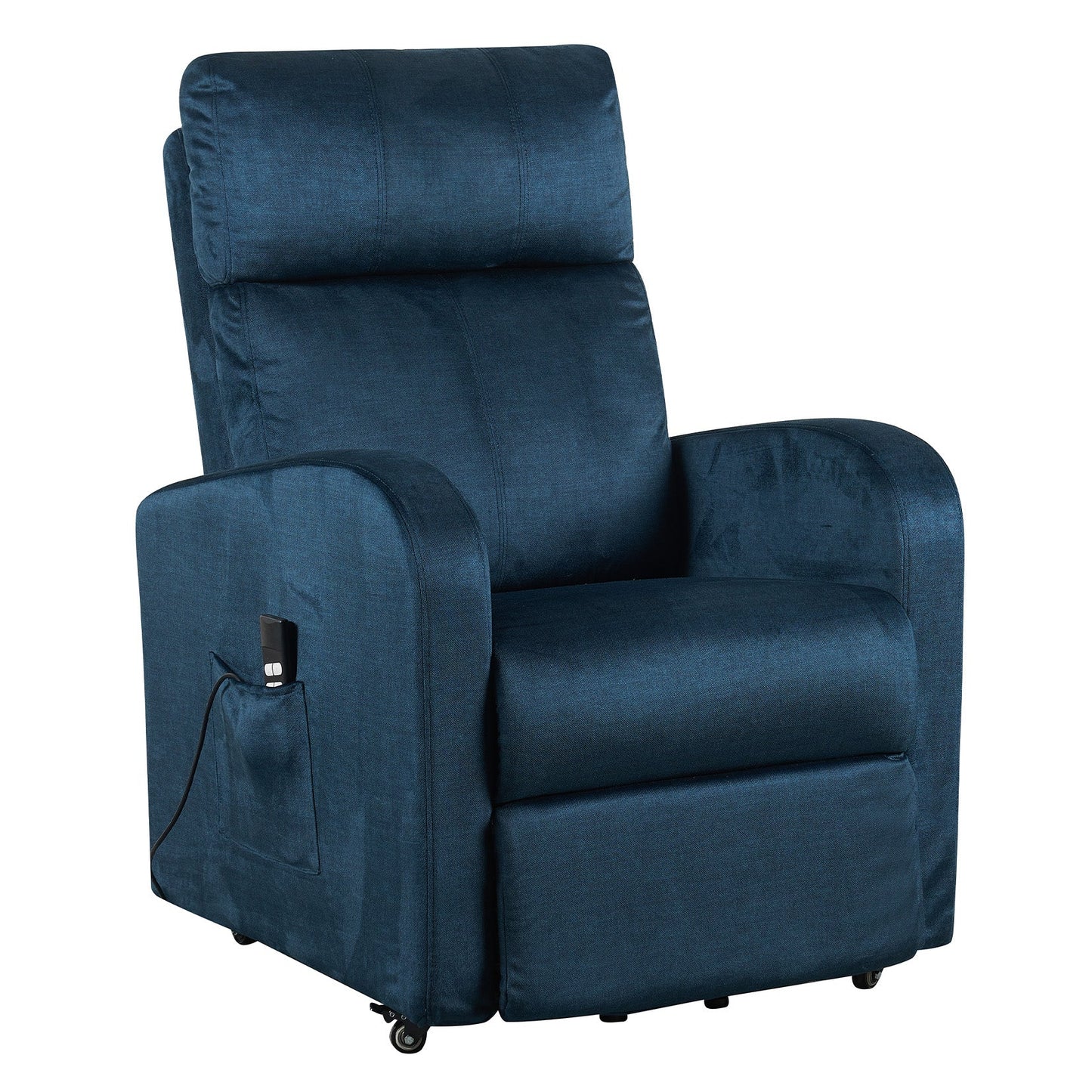 REN 2M: Alza persona con meccanica relax 2 motori. Sfoderabile 100%. Kit 4 ruote con freno